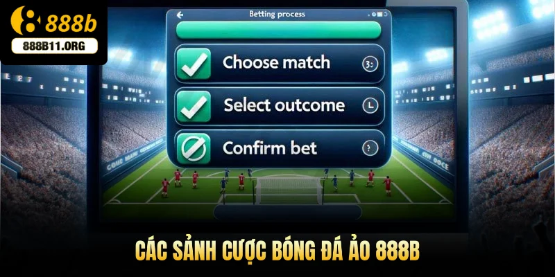 Các sảnh cược bóng đá ảo 888b
