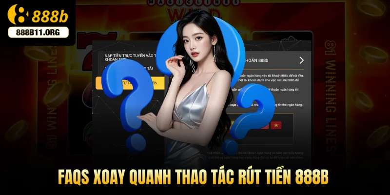 FAQs xoay quanh thao tác rút tiền 888b